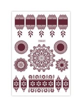 Flower Patterns Eid mehndi design Henna Squared Tattoos