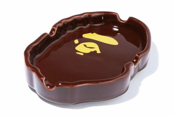 New A BATHING APE APE HEAD ASHTRAY Brown Auth from BAPE | eBay
