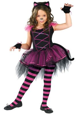 Fun World Catarina Katze Ballerina Kitty Katze Kinder Halloween Kostüm 114122