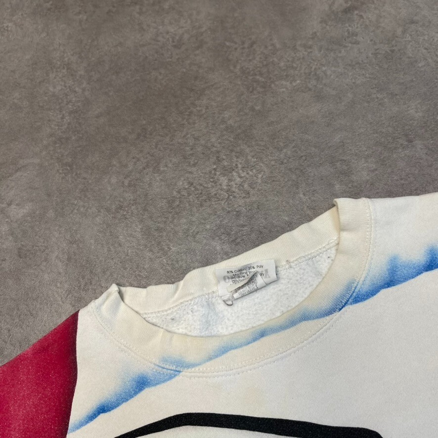 Wicked Witch Sweatshirt Mens XL Graphic Vintage Jumper, White image 9