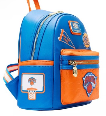 Loungefly New York Knicks Basketball Patches Mini Blue And  display picture 1