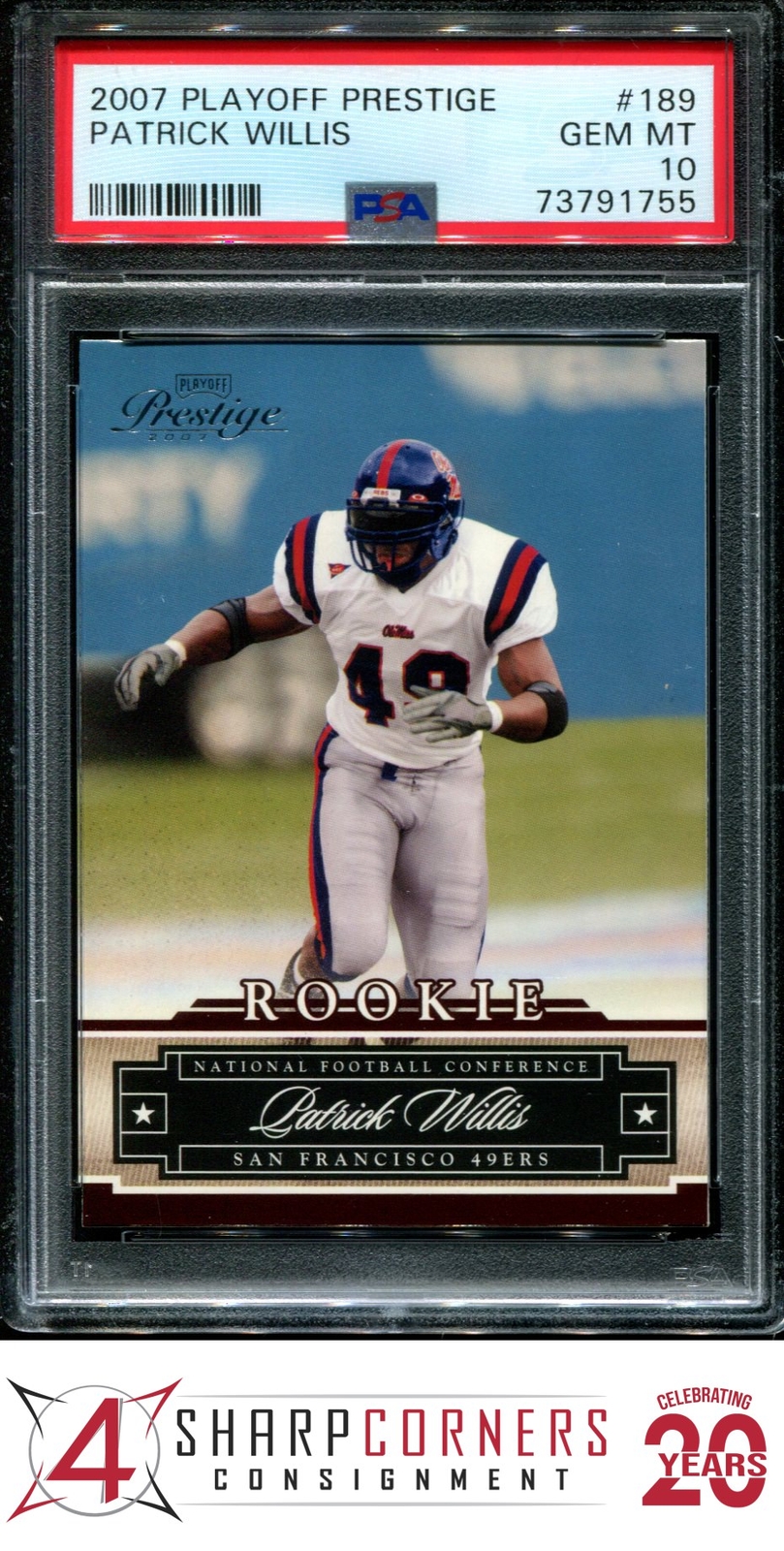 Patrick Willis Playoff Prestige #189 Base
