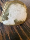 gold chalkware buddha Statue incense burner,  Antique , Vintage, Funky, Unusual — photo 8