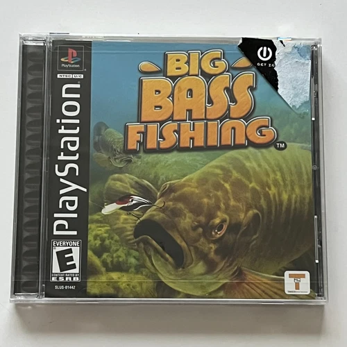Sony PlayStation 1 PS1 Big Bass Fishing Video Game Sealed New
