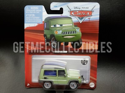 DISNEY PIXAR CARS MILES AXLEROD WITH MICROPHONE METAL 2022 SAVE 6