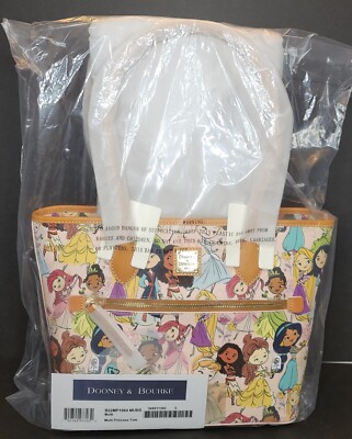 New Disney Parks Animators Multi Princess Tote Bag Dooney  display picture 1