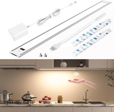 Wobsion Under Cabinet Kitchen Light  42CM Non-Contact Sensor 3000K [Class A]