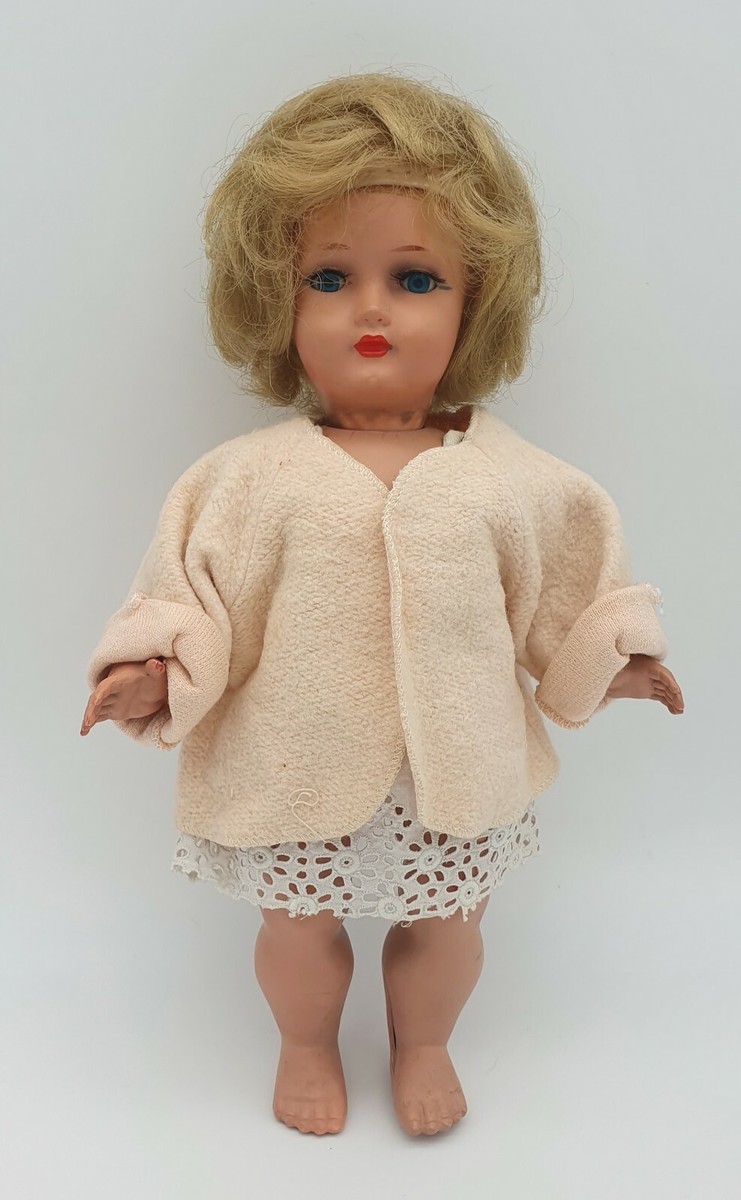 Poupée Bella SGDG Rhodoïd , ancienne , 35 cm Superbe état