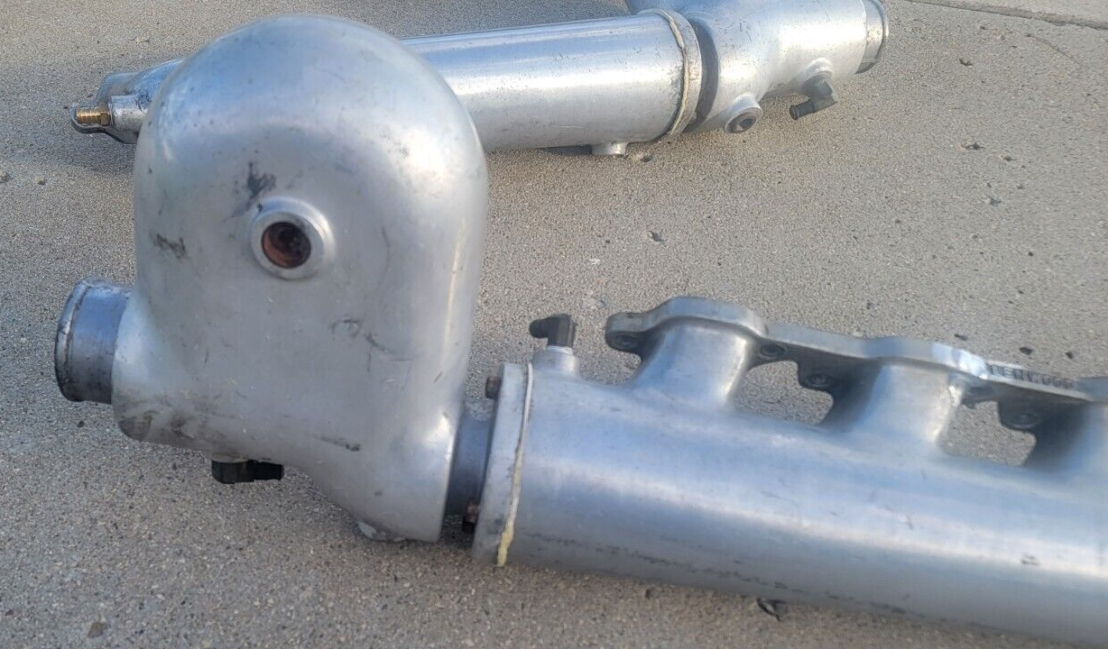 Glenwood 454 Chevy Exhaust Logs & Snails Manifolds Marine Jet Boat