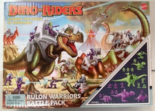 NEW Mattel Dino-Riders Rulon Warriors Battle Pack Entertainment Earth Exclusive
