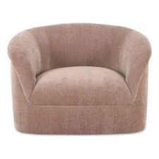 Moe's Home Collection Thora Lounge Chair Blush Fabric Chairs