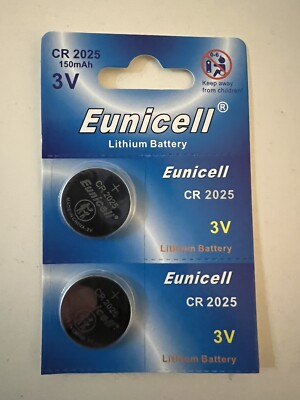 #ad 2pcs CR2025 DL2025 CMOS Lithium 3V NEW Watch Battery $1.75