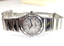 Omega Constellation My Choice White MOP Diamond Dial & Bezel 23mm Steel Watch 2