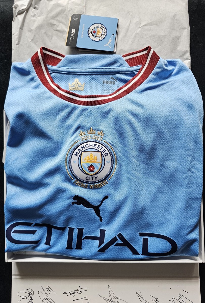 Puma Manchester City Treble Winners Commemorative Jersey