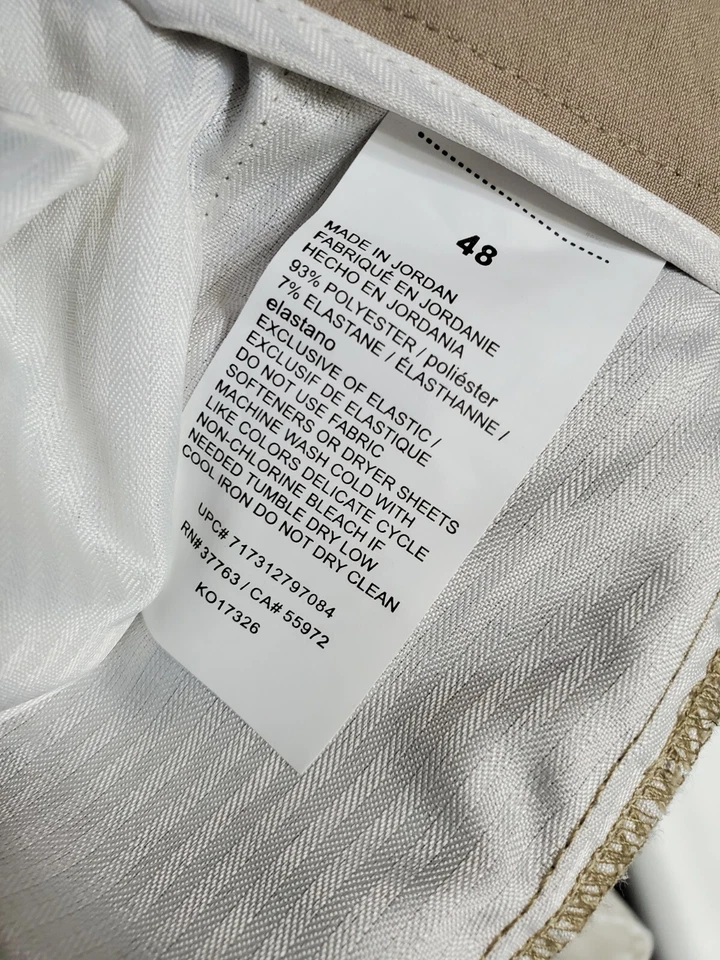 Grand Slam Performance Mens Shorts Size 48 Chinchilla Brown NEW - Image 3 of 4