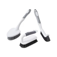 3 Pcs Scrub Brush,Multifunctional Cleaning Brush Set with Non-Slip ... Fast Ship