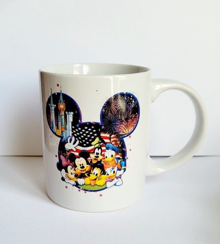 Disney Souvenir weiße Tasse Mickey Mouse and Friends Jerry Leigh Maus Ohren - Bild 3 von 3