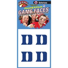 Fan-A-Peel Duke Waterless Peel and Stick Temporary Tattoos