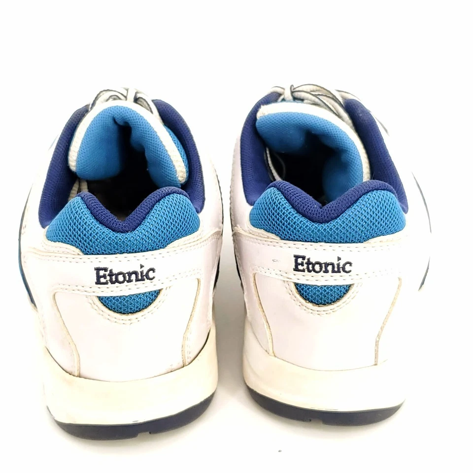 Zapatillas deportivas Etonic para mujer blancas azules con cordones perfectas deslizables talla 9,5 M Foto 3 de 4
