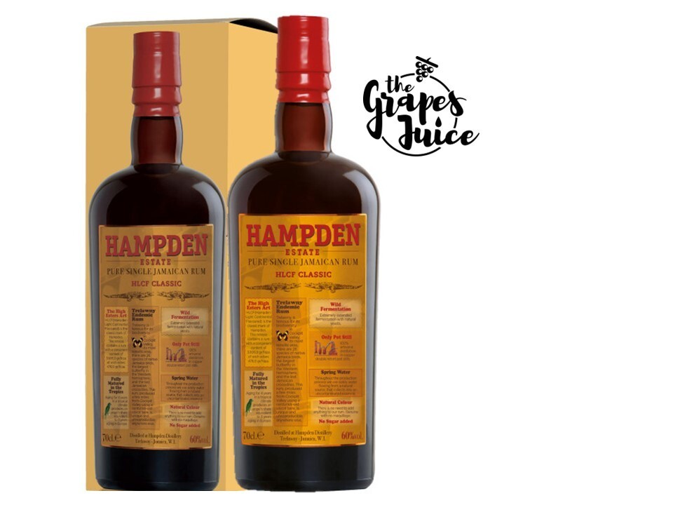 HAMPDEN ESTATE HLCF CLASSIC OVERPROOF 2017 PURE SINGLE JAMAICAN RUM JAMAICA