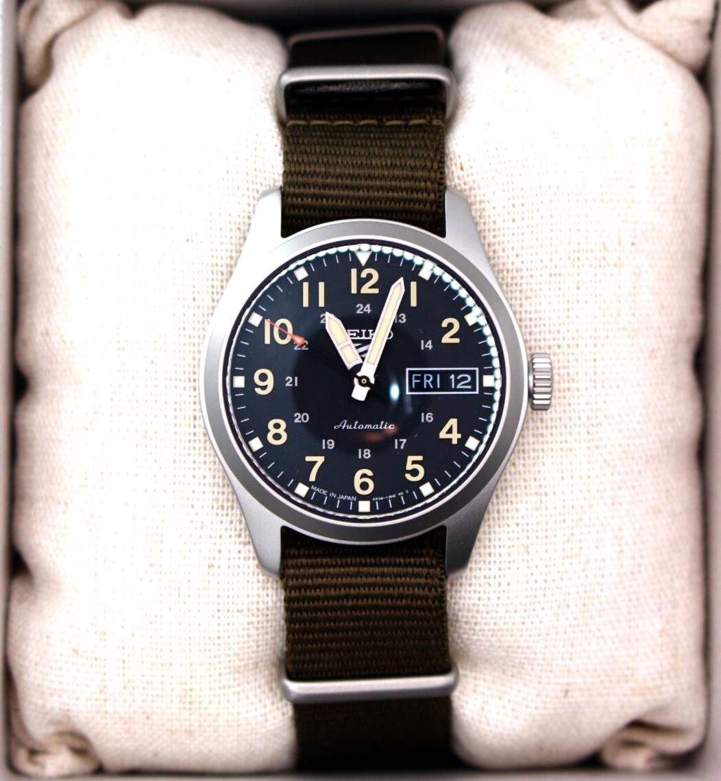 SEIKO 5 Sport SBSA201 Field Sport Automatic Mechanical Watch Black