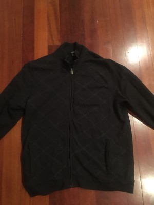 Veste Polaire Alfani Noir Zip Complet Taille 2XL - Occasion Très Bon état