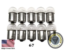 10 - 67 Compatible R5W 5W Clear Light Bulb Lamp, Marker, Auxiliary - USA Seller