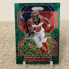 2021 Panini Prizm Akeem Davis-Gaither Green Scope  /75 #275 Bengals