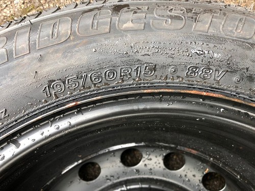 1xkomplette Reserverad Ersatzrad+Felge 195/60R15 88V für Toyota Corolla,Mazda323 - Bild 3 von 12