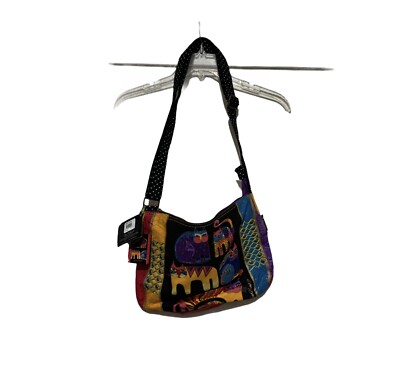Laurel Burch Fantastic Feline Totem Medium Shoulder Bag NWT