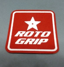 New Roto Grip Bowling Shirt Patch (Red Background With White Letters)