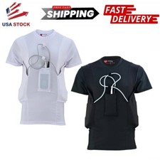 LVAD HeartMate 2  3 Men T-Shirt LVAD Clothing with Controller  Battery Pockets