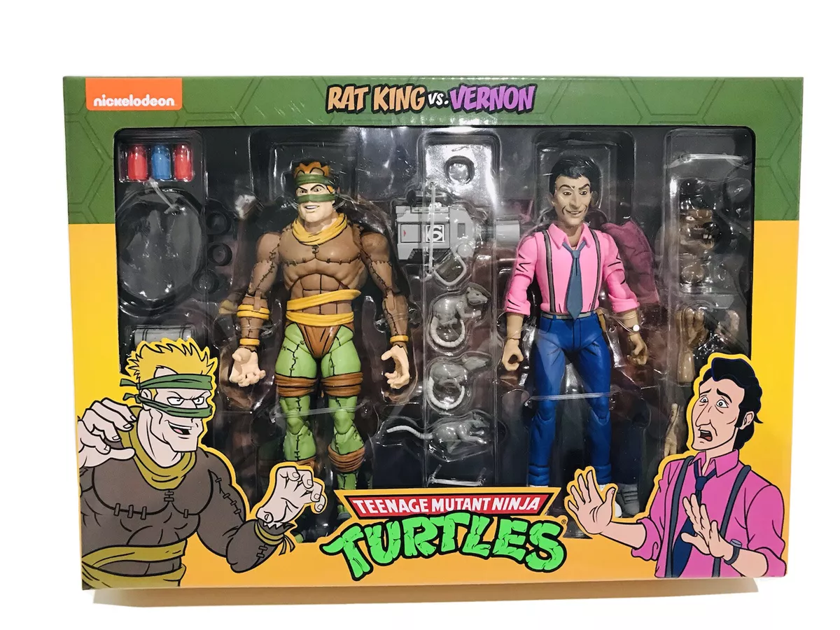 NECA: TMNT, Rat King vs. Vernon (2-Pack) – POPnBeards