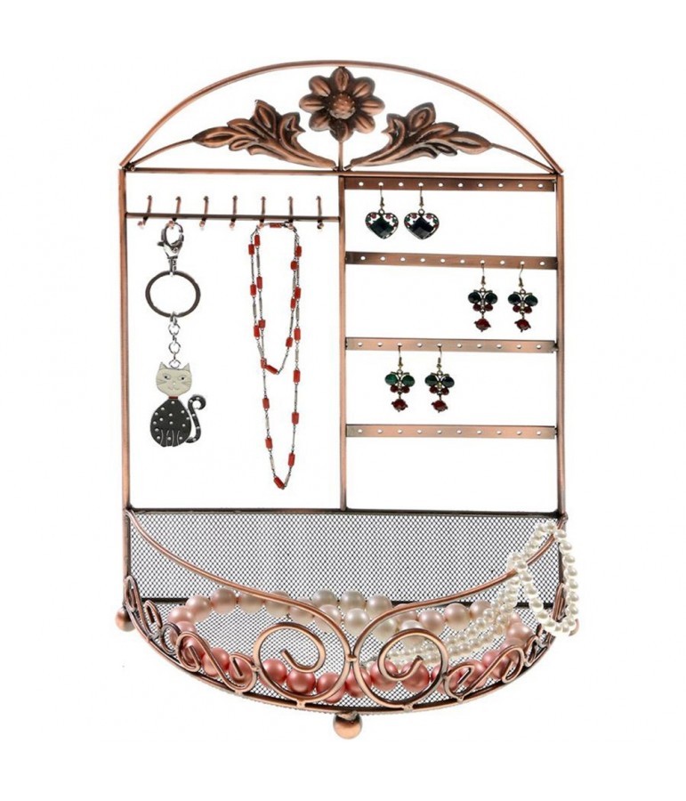 Porte-bijoux cadre avec panier pour ne plus jamais emmêler vos colliers