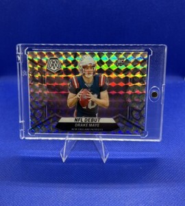 2024 Panini Mosaic Drake Maye Silver Mosaic NFL Debut Rookie 273 Patriots