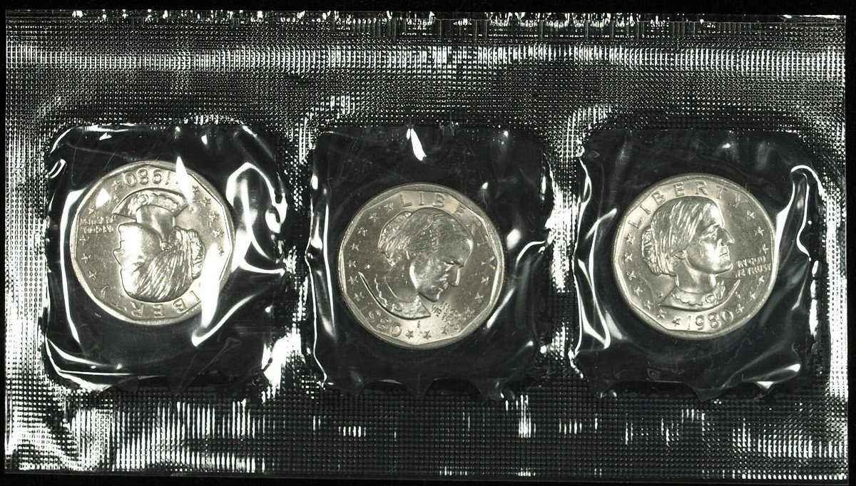 1980 Susan B. Anthony Dollar Souvenir Set Great Collectible 501 | eBay