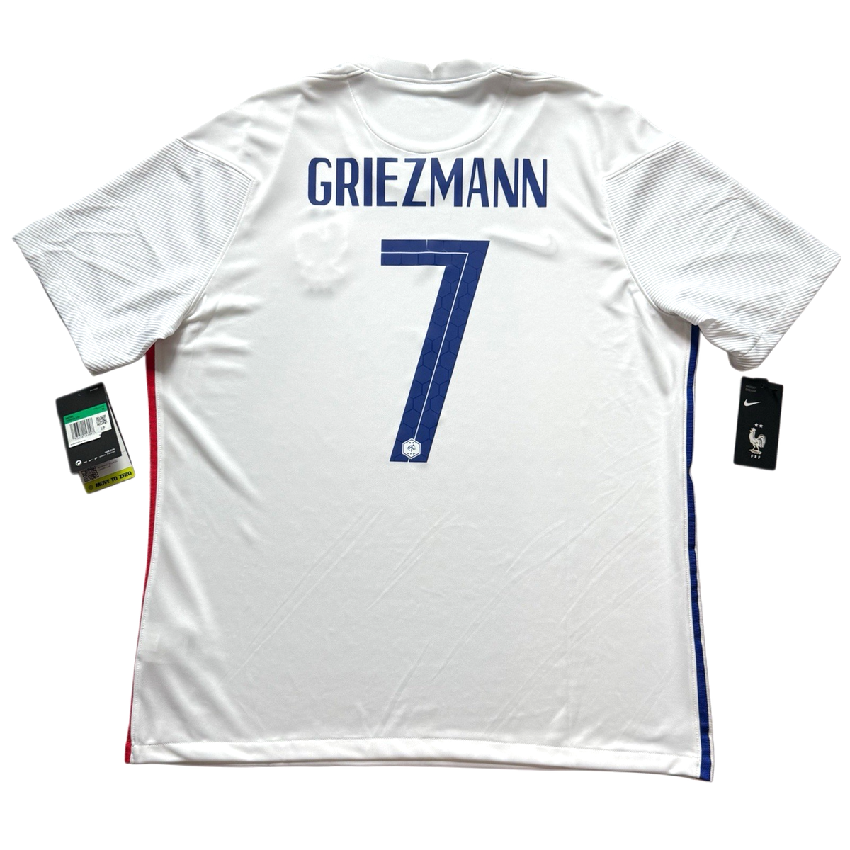 Nike France FFF 2020 Stadium Away Soccer Jersey White Cd0699