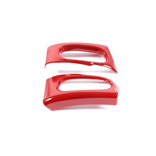 2PCS ABS Red Side Air Condition Outlet Vent Frame Trim For Corvette C6 2005-2013 - Picture 4 of 7
