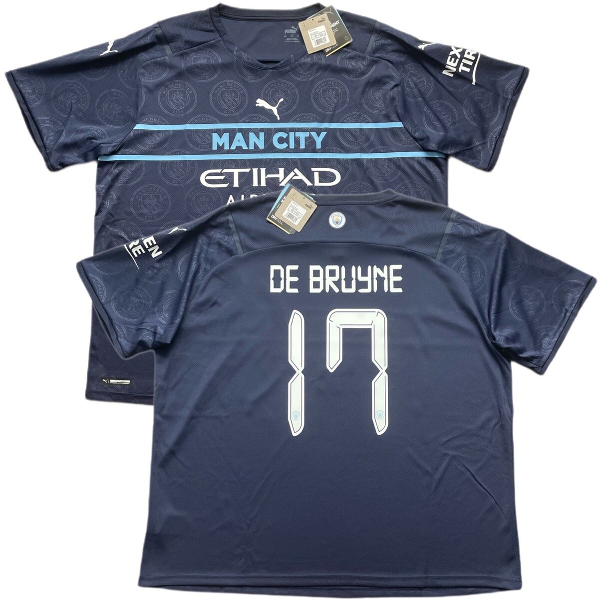 2021/22 Manchester City Third Jersey #17 De Bruyne 3XL Puma 2021/22 Manchester City Third Jersey #17 De Bruyne 3XL Puma