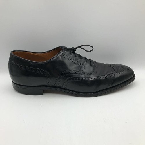 Murphy Mens Black Leather Wingtip 