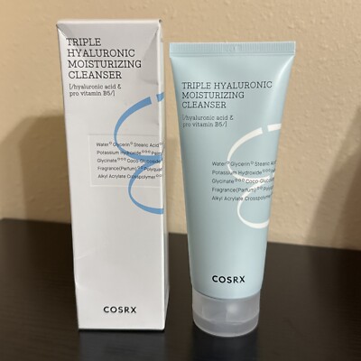 COSRX Triple Hyaluronic Moisturizing Cleanser 150ml Sealed NIB Expire 07/2026