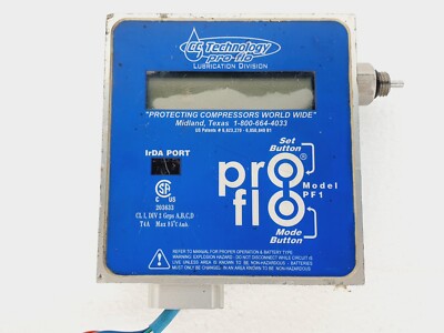CPI Lubrication Pf1 Proflo Kompressor Monitoring Gerät #1
