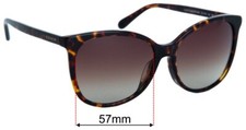 SFx Replacement Sunglass Lenses Fits Coach Hc 8271u - 57mm Wide