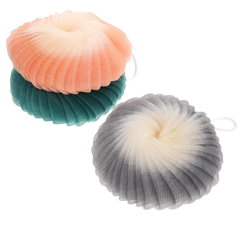 3pcs Shower Loofahs Exfoliating Bath Sponges eBay