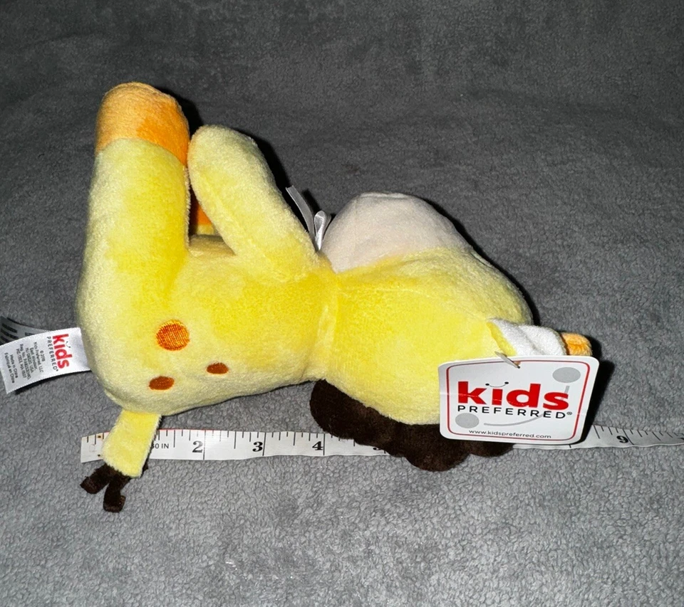 Juguete de peluche amarillo de 7" para niños preferido bebé jirafa Lovey Foto 3 de 3