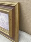 Framed Artwork Print bible verse Joshua 24:15 gold tone wood frame see pics — photo 5