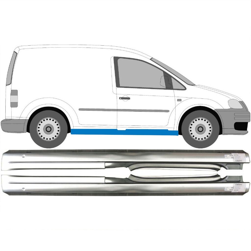 VOLKSWAGEN CADDY III 2004-2010 2 DOOR FULL SILL REPAIR PANEL ROCKER PANEL / PAIR