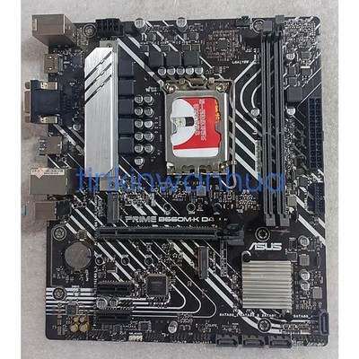 For ASUS PRIME B660M-K D4 Motherboard LGA1700 DDR4 2×M.2 4×SATAIII