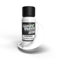 Spaz Stix Solid White or Backer Airbrush Ready Paint 2oz Bottle SZX00200 00200