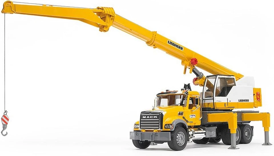 Camión grúa de granito Mack detallado - juego en interiores y exteriores Foto 4 de 4